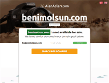 Tablet Screenshot of benimolsun.com